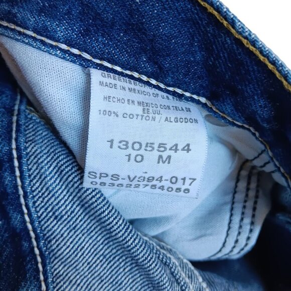 Womens Jeans 31x32 10 True Vtg 90s RIDERS HIGH WAIST RAW DENIM MOM JEANS - Picture 6 of 6